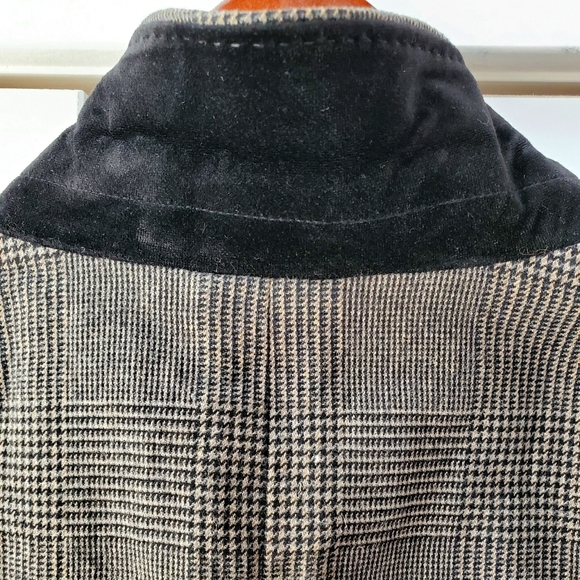 KENNETH COLE Plaid Military Blazer - Picture 4 of 9